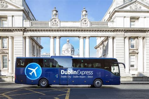 Dublin express - Dublin Express staff is available to give assistance, and they were helpful. We had bought our tickets online and printed them out. The luggage is stored under the bus. On a good run (no long traffic hold-up), it took just under 30 minutes in mid-morning, mid-day traffic to arrive at the first stop, George Quay, where we got off.
